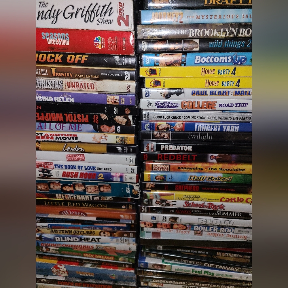 50 DVDs/Movies/Shows!